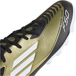 adidas F50 League Messi AG Kunstrasen-Fu&szlig;ballschuhe Herren 081A - goldmt/ftwwht/cblack 39 1/3