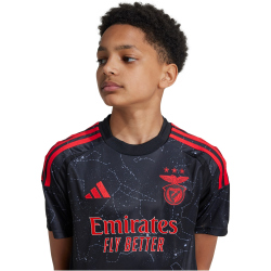 adidas SL Benfica Lissabon Ausw&auml;rtstrikot 2024/25 Kinder 095A - black 140