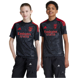 adidas SL Benfica Lissabon Ausw&auml;rtstrikot 2024/25 Kinder 095A - black 140