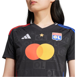 adidas Olympique Lyon Ausw&auml;rtstrikot 2024/25 Damen 095A - black XS