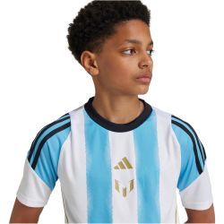 adidas Messi Trainingstrikot Kinder 001A - white/seblbu 128