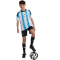 adidas Messi Trainingsshorts Kinder 095A - black 152