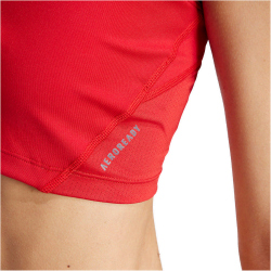 adidas Adizero Essentials Running Cropped Trainings-Top Damen IY5509 - team power red 2 M