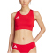 adidas Adizero Essentials Running Cropped Trainings-Top Damen IY5509 - team power red 2 M