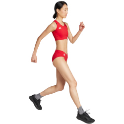 adidas Adizero Essentials Running Cropped Trainings-Top Damen IY5509 - team power red 2 L