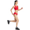 adidas Adizero Essentials Running Lauf-Slip Damen IY5503 - team power red 2 XS