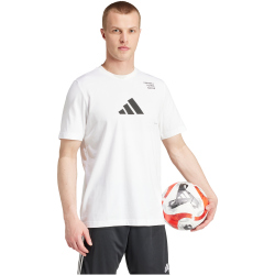 adidas Category Logo Freizeitshirt Herren 001A - white/black S