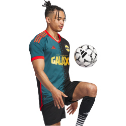 adidas LA Galaxy Authentic Ausweichtrikot 2024 Herren 095A - black/virdia M
