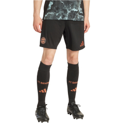 adidas FC Bayern M&uuml;nchen Ausw&auml;rtsshorts 2024/25 Herren 095A - black XS