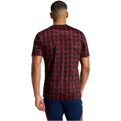 adidas Manchester United Aufw&auml;rmshirt 2024/25 Herren 095A - black/mufred S