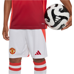 adidas Manchester United Heimshorts 2024/25 Kinder 001A - white 128