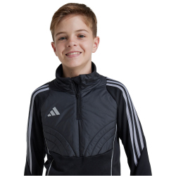 adidas Tiro 24 Winterized 1/4-Zip Trainingsoberteil Kinder 095A - black/lightonix 116