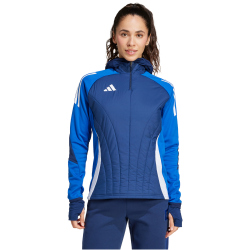 adidas Tiro 24 Competition Winterized 1/4-Zip Trainingsoberteil Damen IY0122 - team navy blue 2/team royal blue S