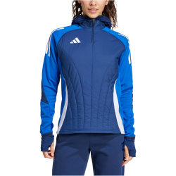 adidas Tiro 24 Competition Winterized 1/4-Zip Trainingsoberteil Damen IY0122 - team navy blue 2/team royal blue S