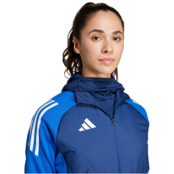 adidas Tiro 24 Competition Winterized 1/4-Zip Trainingsoberteil Damen IY0122 - team navy blue 2/team royal blue S