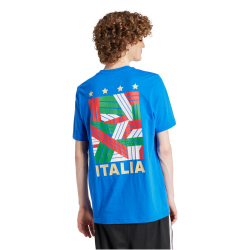 adidas Italien Fan T-Shirt Herren 040A - blue S