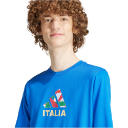 adidas Italien Fan T-Shirt Herren 040A - blue S