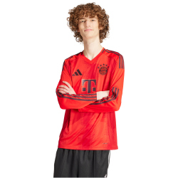 adidas FC Bayern M&uuml;nchen langarm Heimtrikot 2024/25 Herren 013A - red M