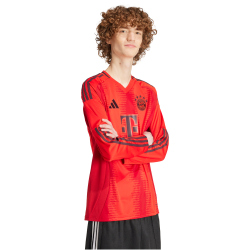 adidas FC Bayern M&uuml;nchen langarm Heimtrikot 2024/25 Herren 013A - red M