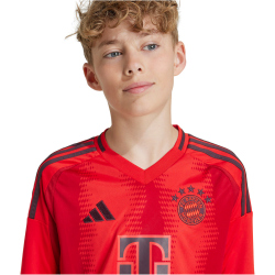 adidas FC Bayern M&uuml;nchen langarm Heimtrikot 2024/25 Kinder 013A - red 128