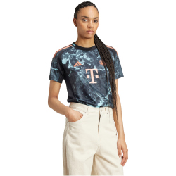 adidas FC Bayern M&uuml;nchen Ausw&auml;rtstrikot 2024/25 Damen 095A - black XS