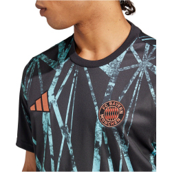 adidas FC Bayern M&uuml;nchen Aufw&auml;rmshirt 2024/25 Herren 095A - black XL