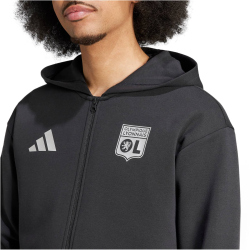 adidas Olympique Lyon SZN Doubleknit Einlaufjacke 2024/25 Herren 095A - black XS
