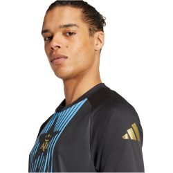 adidas AFA Argentinien Aufw&auml;rmshirt 2024/25 Herren 095A - black/blubrs L