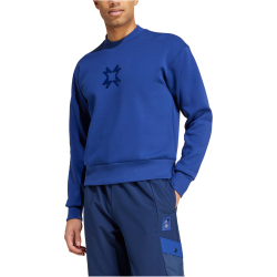 adidas Manchester United SZN Doubleknit Sweatshirt 2024/25 Herren AE64 - vicblu S