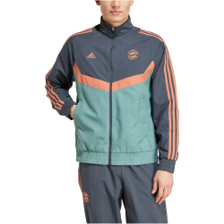adidas FC Bayern M&uuml;nchen SZN Trainingsjacke 2024/25 Herren A0TV - dkgrey/hazeme S
