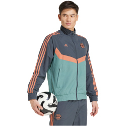 adidas FC Bayern M&uuml;nchen SZN Trainingsjacke 2024/25 Herren A0TV - dkgrey/hazeme S