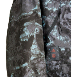 adidas FC Bayern M&uuml;nchen Windbreaker 2024/25 Damen 095A - black/ltaqua/dkgrey XS