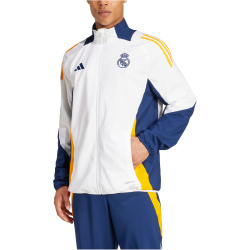 adidas Real Madrid Tiro 24 Competition Pr&auml;sentationsjacke 2024/25 Herren 001A - white/creora/tenabl XS