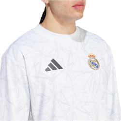 adidas Real Madrid Aufw&auml;rmshirt 2024/25 Herren 001A - white/clgrey S
