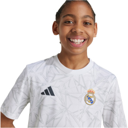 adidas Real Madrid Aufw&auml;rmshirt 2024/25 Kinder 001A - white/clgrey 152