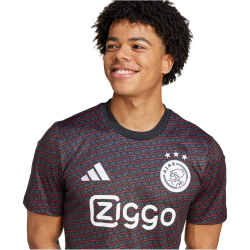 adidas Ajax Amsterdam Aufw&auml;rmshirt 2024/25 Herren 095A - black XS