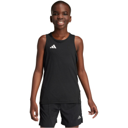 adidas Adizero Team Lauf-Singlet Kinder 095A - black/white 116