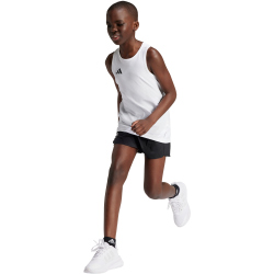 adidas Adizero Team Lauf-Singlet Kinder 001A - white/black 116