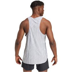 adidas Ultimate HEAT.RDY Engineered Lauf-Singlet Herren ADW8 - halsil XL