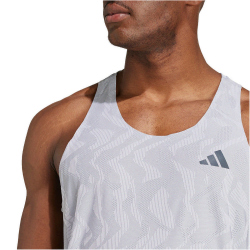 adidas Ultimate HEAT.RDY Engineered Lauf-Singlet Herren ADW8 - halsil XL