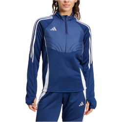 adidas Tiro 24 Winterized 1/4-Zip Trainingsoberteil Damen AEQ1 - tenabl/white XS