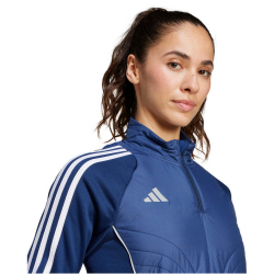 adidas Tiro 24 Winterized 1/4-Zip Trainingsoberteil Damen AEQ1 - tenabl/white XS