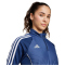 adidas Tiro 24 Winterized 1/4-Zip Trainingsoberteil Damen AEQ1 - tenabl/white XS