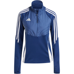 adidas Tiro 24 Winterized 1/4-Zip Trainingsoberteil Damen IY0129 - team navy blue 2/white M