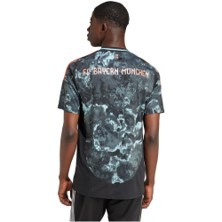 adidas FC Bayern M&uuml;nchen Ausw&auml;rtstrikot 2024/25 Herren 095A - black XL