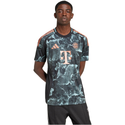 adidas FC Bayern M&uuml;nchen Ausw&auml;rtstrikot 2024/25 Herren 095A - black XL