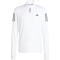 adidas Own The Run 1/2-Zip Lauf-Sweatshirt Herren 001A - white/white L