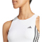 adidas Own the Run 3-Streifen Lauf-Tanktop Damen 001A - white S