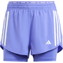 adidas Own The Run 3-Streifen 2in1 Laufshorts Damen AFAN...