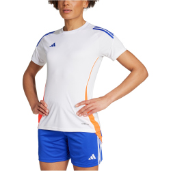 adidas Tiro24 Fu&szlig;balltrikot Damen 001A - white/lucblu/apsord XS